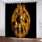 jurassic world dominion curtains blackout window drapes 0