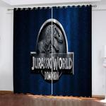 jurassic world dominion curtains cosplay blackout window drapes 0