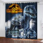 jurassic world dominion curtains pattern blackout window drapes 0