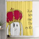 just tell me im a king shower curtain 0