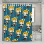 kagamine len vocaloid member shower curtains 0