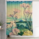 kakansin the peaceful land shower curtain 0