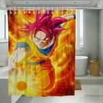 kamehameha goku dragon ball fusion shower curtains 0
