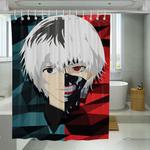 kaneki tokyo ghoul two face shower curtains 0