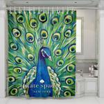 kate spade art peacock 2 shower curtains 0