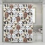 kawaii cat pusheen shower curtains 0