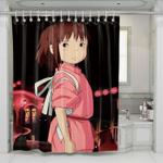 kawaii sen spirited away shower curtains 0
