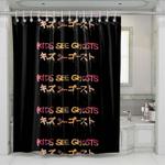 kids see ghost japan shower curtains 0