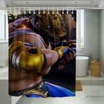 king from game tekken seven shower curtains 0