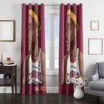 king james vector nba legend cavaliers window curtain 0