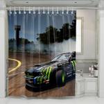 know the system for car racing monster shower curtains 0