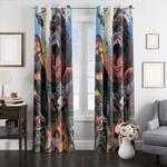 kong skull island animal window curtains 0