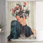 kumiko shower curtain 0