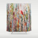 la vie comme un passage shower curtain 0