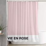 la vie en rose shower curtain 0