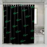 lacoste black shower curtains 0
