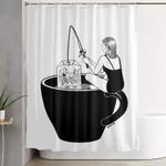 laid back time shower curtain 0