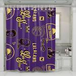 lake show lakers basketball shower curtains 0
