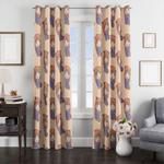 lalisa manoban cartoon blackpink window curtain 0