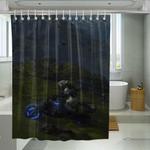 landscape mountain death stranding shower curtains 0