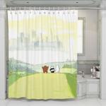 landscape we bare bears shower curtains 0