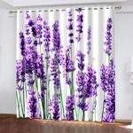 lavender curtains blackout window treatments drapes for room decoration 0