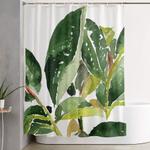 leaves shower curtain 0