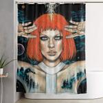 leeloo dallas shower curtain 0