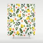 lemon grove shower curtain 0