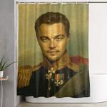 leonardo dicaprio replaceface shower curtain 0