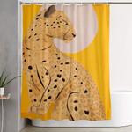leopard shower curtain 0