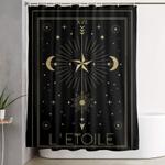 letoile or the star tarot gold shower curtain 0