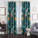 lets go to space with rocket window curtain 0