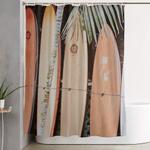 lets surf ii shower curtain 0
