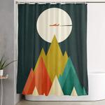 life is a travel shower curtain 0