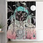 life is invading my space shower curtain 0