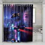 light of blade runner 2049 shower curtains 0