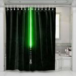 light saber star wars shower curtains 0