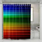 light speed colorful lines shower curtains 0