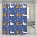 lil dogs very cute pets shower curtains 0