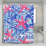 lilly pulitzer pretty escape shower curtains 0
