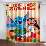 lilo stitch 2 curtains blackout window drapes 0