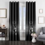 line leak oakland raiders window curtain 0