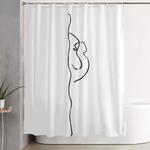 line shower curtain 0