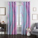 liquid aesthetic wave 3d window curtain 0