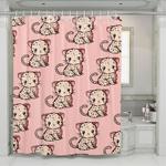 little cheetah really cute shower curtains 0