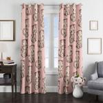 little cheetah really cute window curtain 0
