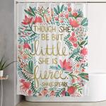 little fierce shower curtain 0