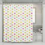 little icon of fruits colorful shower curtains 0
