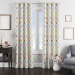 little icon of fruits colorful window curtain 0